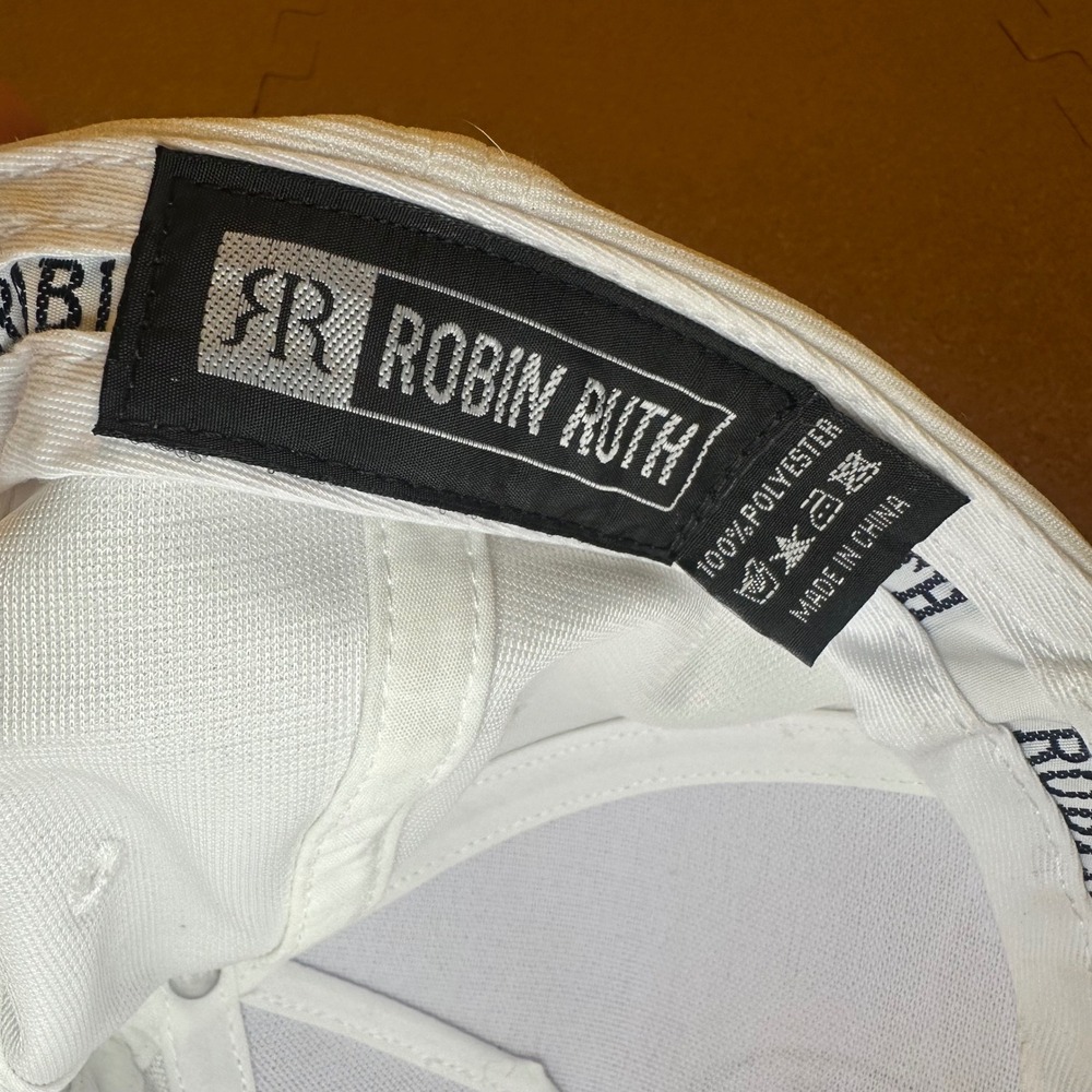 Robin Ruth Punta Cana Hat Unisex OS White Souvenir Baseball Cap Adjustable Logo - Picture 6 of 6